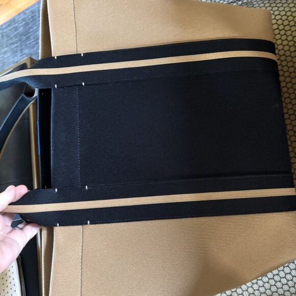 Rothy's The Essential Tote in Camel & Black - Picture 5 of 6